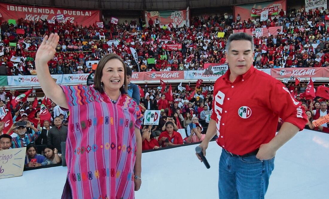 Xóchitl Gálvez en Puebla. Foto: Omar Contreras | El Universal