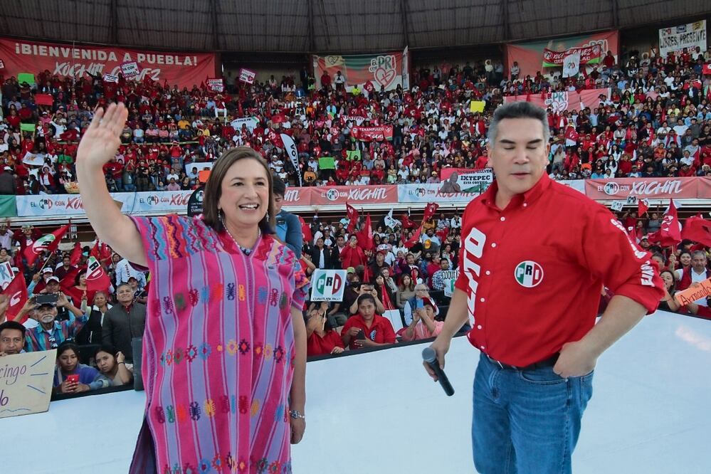 Xóchitl Gálvez en Puebla. Foto: Omar Contreras | El Universal