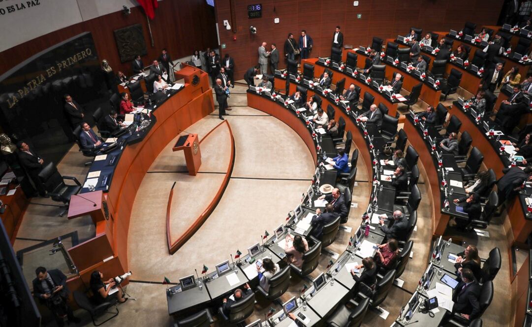 Sesión del Senado de la República. Foto: Archivo/EL Universal