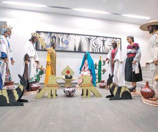 Artesanos elaboran gran nacimiento para el Vaticano 