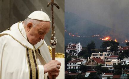 Papa Francisco lamenta "terribles" efectos del gran incendio en Grecia que causó "inmensos daños"