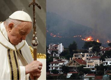 Papa Francisco lamenta "terribles" efectos del gran incendio en Grecia que causó "inmensos daños"