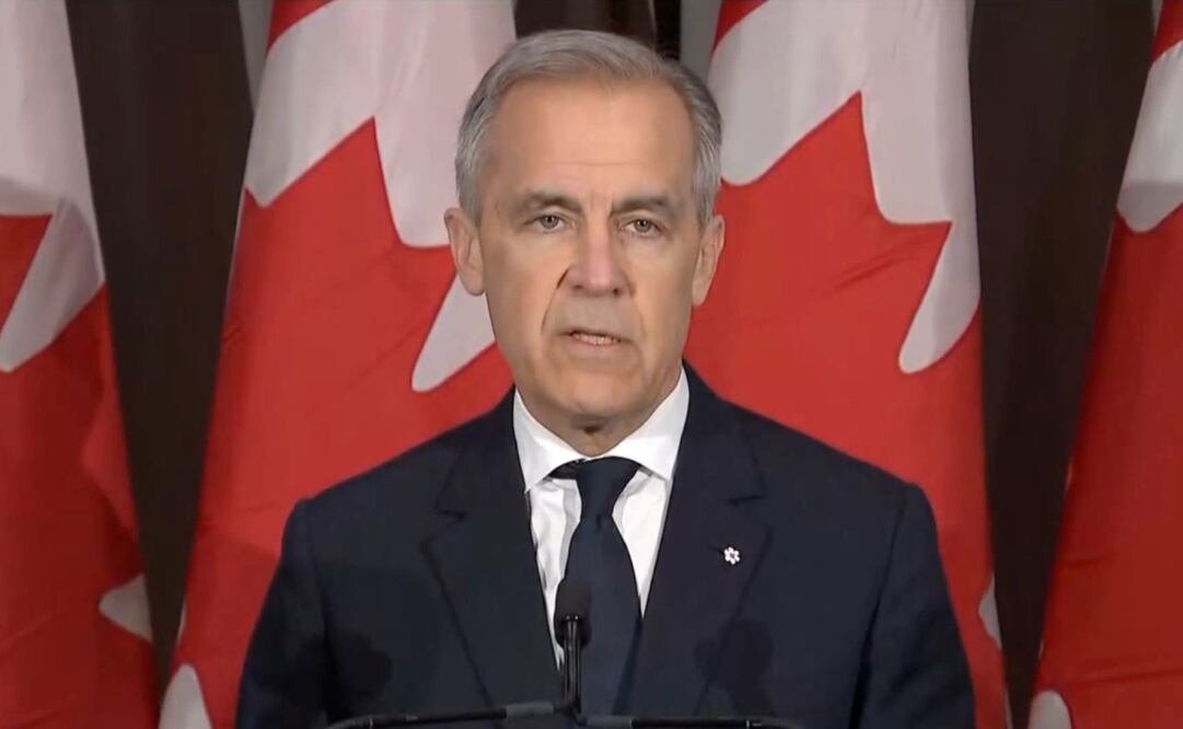 Captura de pantalla de un video publicado en la cuenta de la red social X del primer ministro canadiense, Mark Carney. Foto: EFE