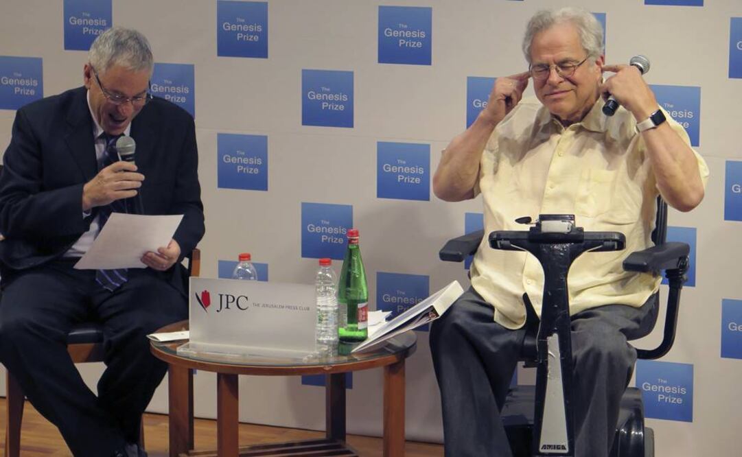 "Es un gran honor para mí recibir este premio. He recibido muchos en mi vida, pero el Génesis es particularmente significativo", comentó hoy el intérprete de la banda sonora de la Lista de Schindler. FOTO: Daniela Brik/EFE.