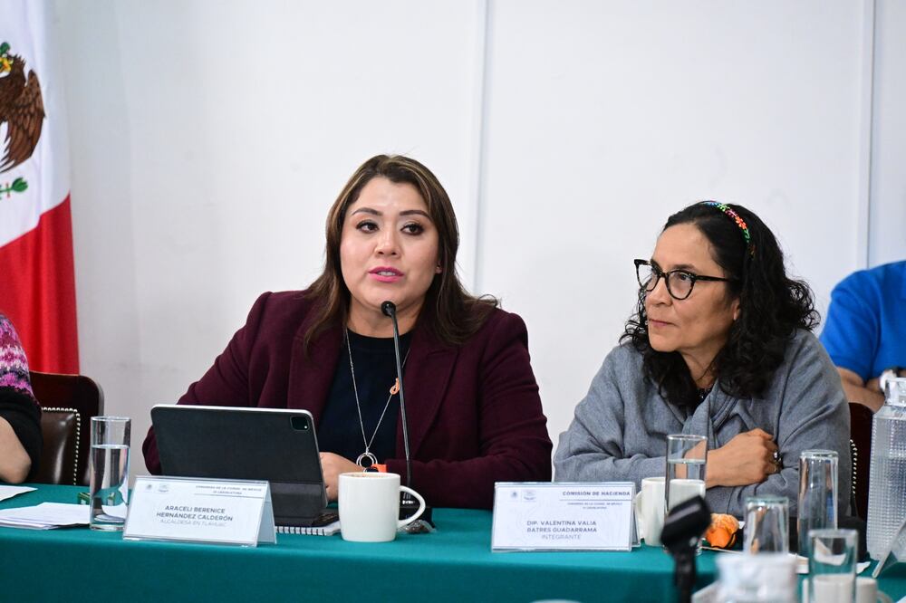 La alcaldesa de Tláhuac, Berenice Hernández Calderón, pide 2 mil 900 mdp más de presupuesto para 2026. (Foto: especial)