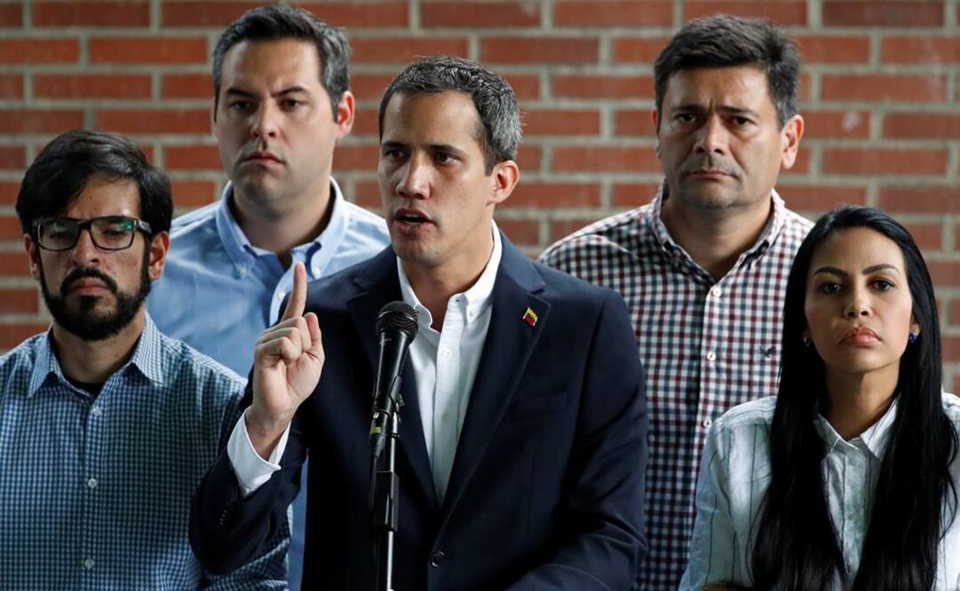 El líder opositor y autoproclamado presidente encargado de Venezuela, Juan Guaidó (Foto: Reuters)