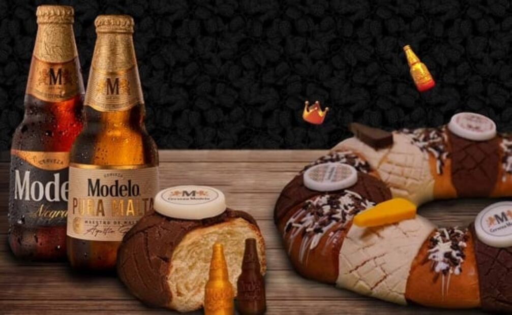 Rosca de Reyes con sabor a cerveza 