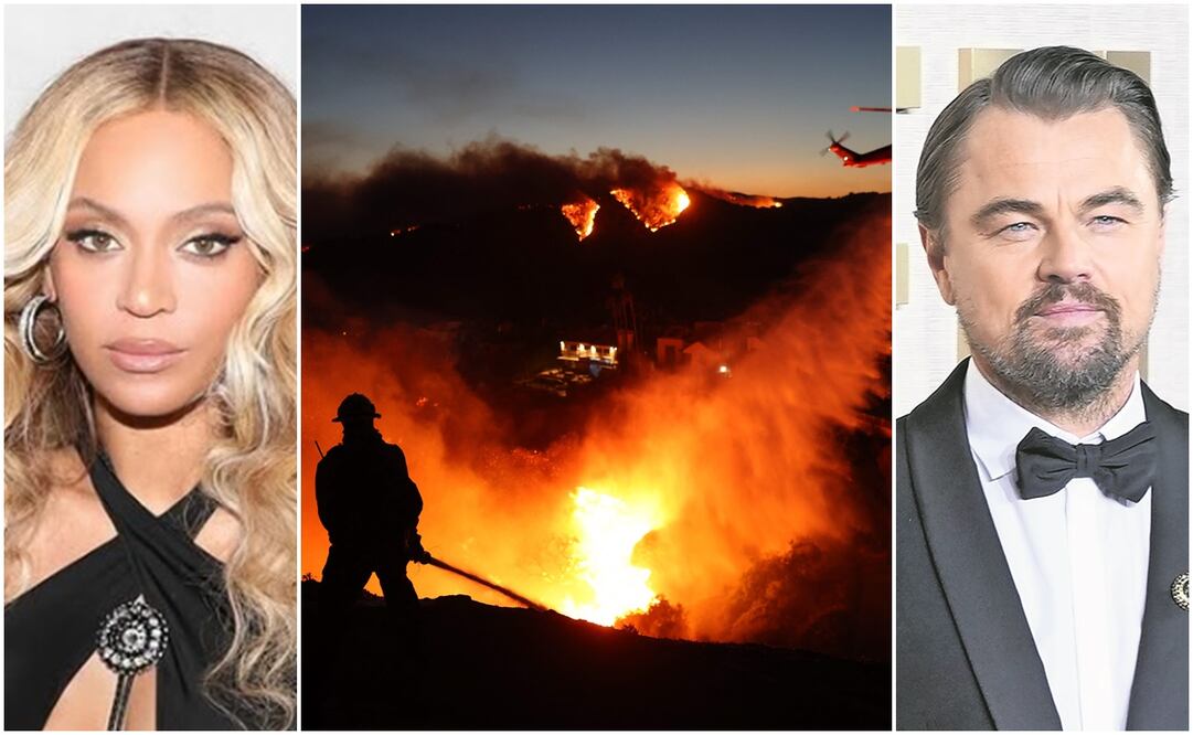 Famosos como Beyoncé y Leonardo DiCaprio brindan ayuda económica para ayudar a Los Ángeles. Foto: Archivo.