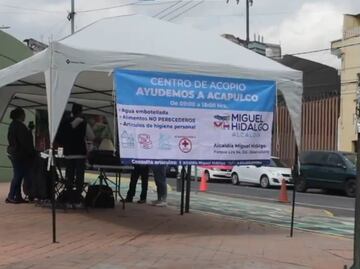 Alcaldía Miguel Hidalgo instala centro de acopio para apoyar a damnificados por Huracán "John"; Tabe exhorta a realizar donaciones