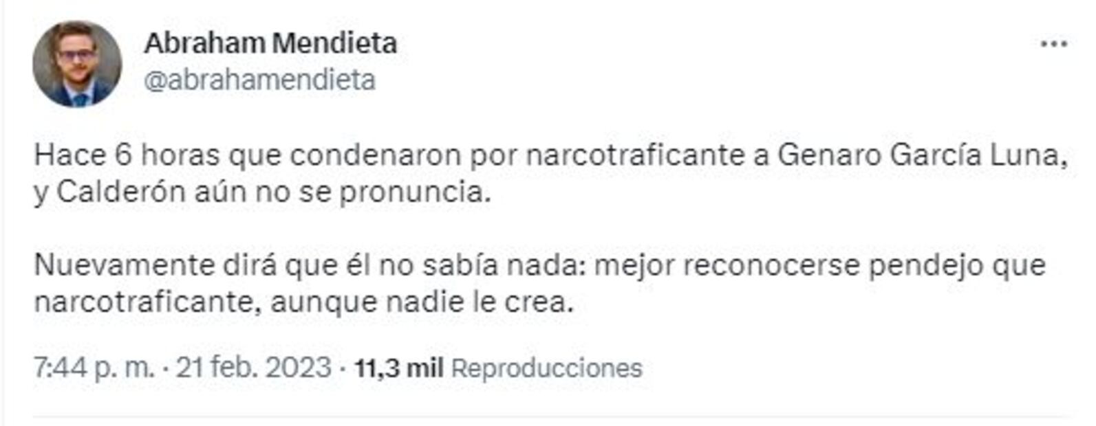 "¿Y Calderón?", redes sociales estallan por veredicto de Genaro García Luna
