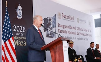 Cooperación militar va más allá de enfrentar cárteles: Johnson; embajador inaugura nuevas instalaciones de Escuela Nacional de Protección Civil