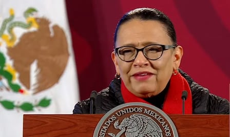 AMLO revela que Rosa Icela Rodríguez sufrió un accidente en casa; “se recuperó pronto”