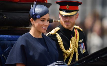 Meghan Markle elige el azul para su primera aparición oficial