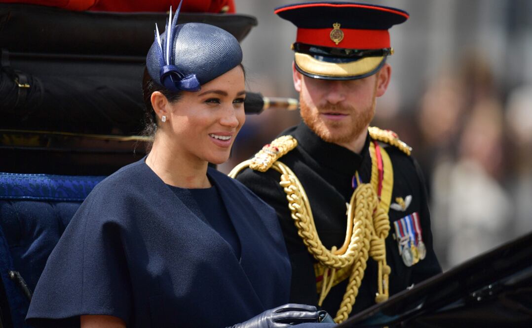 Meghan Markle lució espectacular en su primera aparición pública luego de que presentara a su hijo en sociedad. Foto: AFP