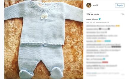Anahí revela el nombre de su bebé