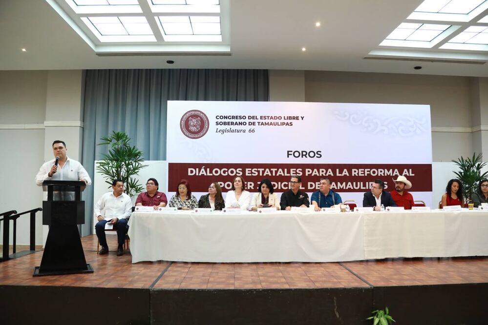 Inician en Tamaulipas los diálogos estatales para la Reforma al Poder Judicial. (Foto: especial)
