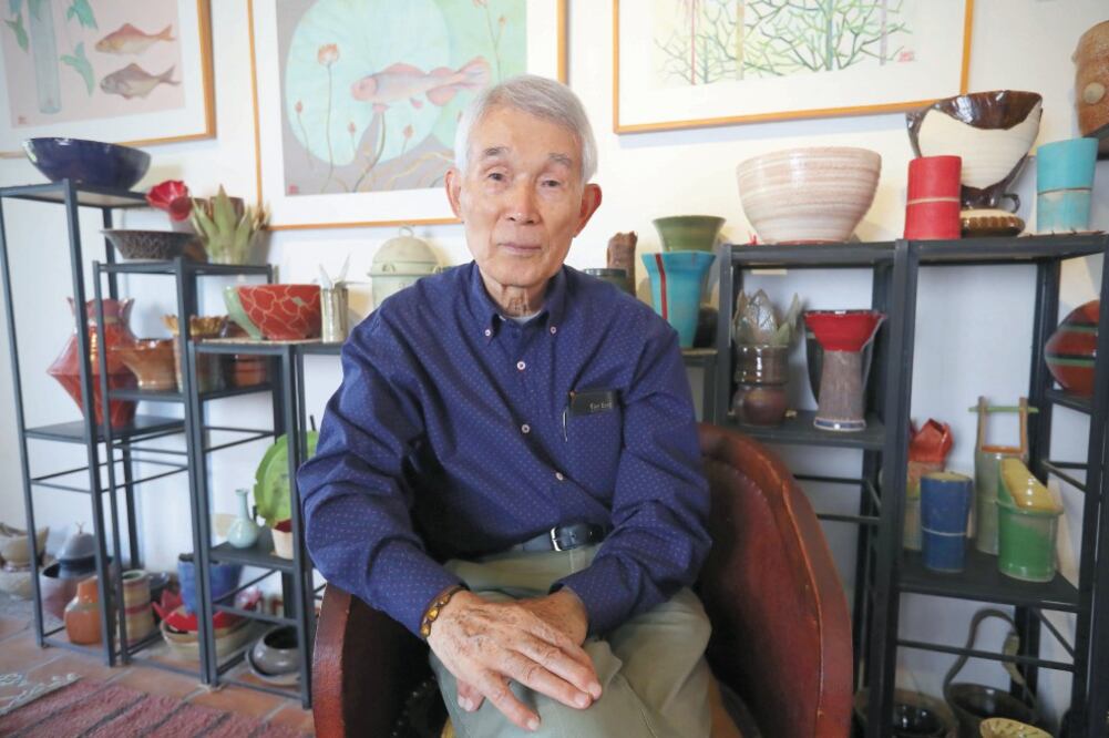 Yasuaki Yamashita, sobreviviente de la bomba atómica de Nagasaki. Foto/Berenice Fregoso. El Universal