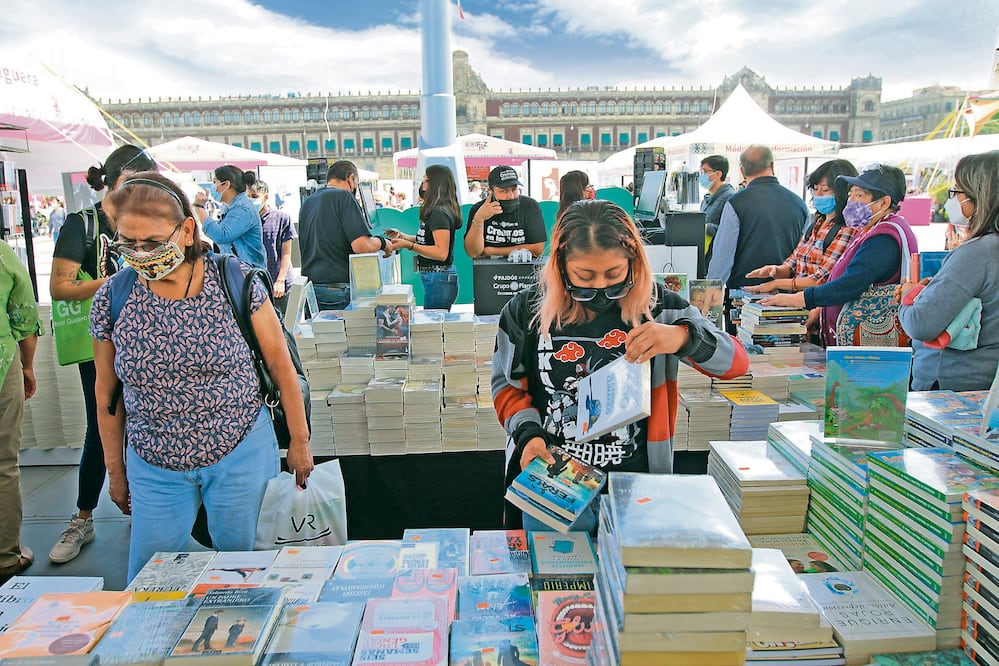 La FIL Zócalo en la edición pasada. Foto: Archivo El Universal