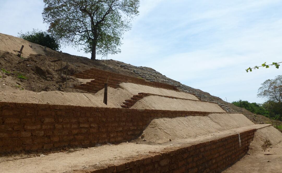 El templo o acrópolis mayor de Xihuacan en 2012. Imagen con fines ilustrativos. Foto: archivo El Universal