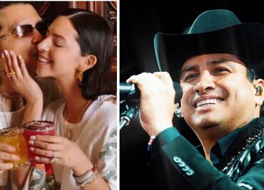 Usuarios critican a Julión Álvarez por cantar con Ángela Aguilar y Nodal en Jalisco