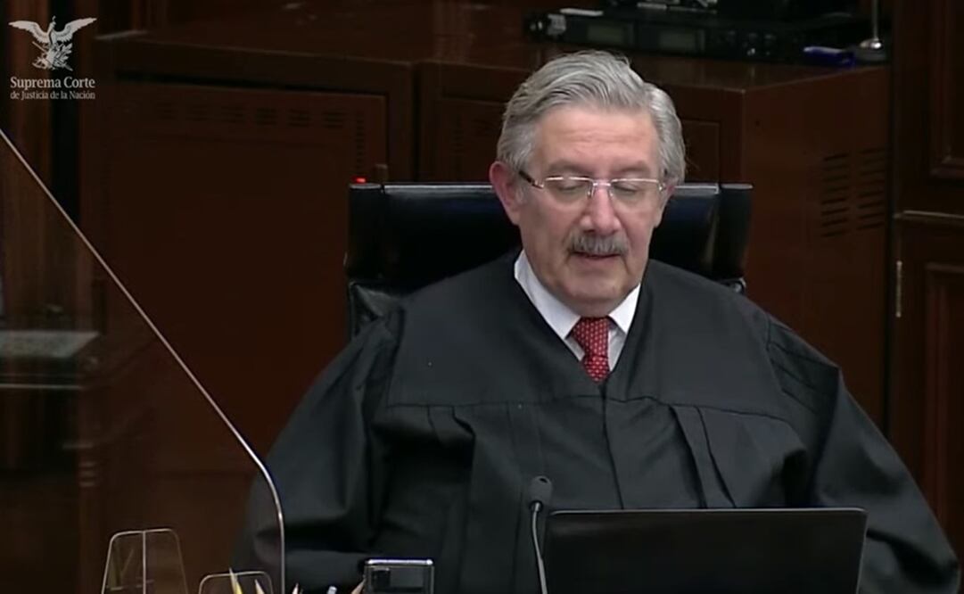 Ministro de la Suprema Corte de Justicia de la Nación (SCJN), Luis María Aguilar Morales. Foto: captura de video