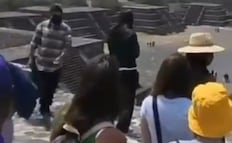Visitante revela video previo al tiroteo en Teotihuacán; se ve a Julio César subir y prepararse para el ataque
