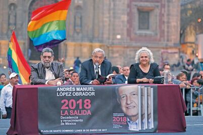 Promete AMLO nuevo México, de ganar 2018