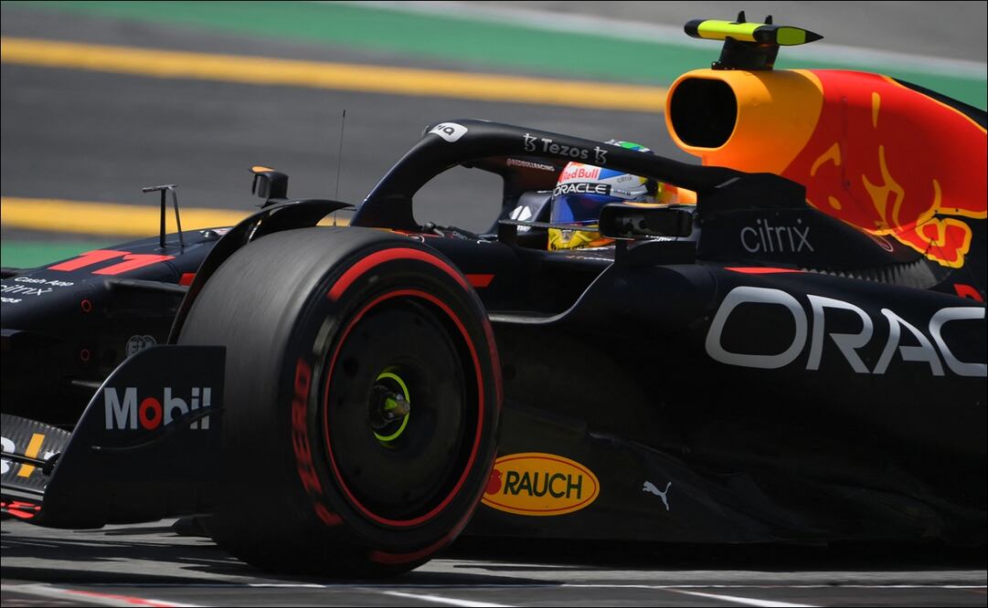 CHECO PÉREZ SALDRÁ QUINTO EN EL GRAN PREMIO DE ESPAÑA - FOTO: AFP