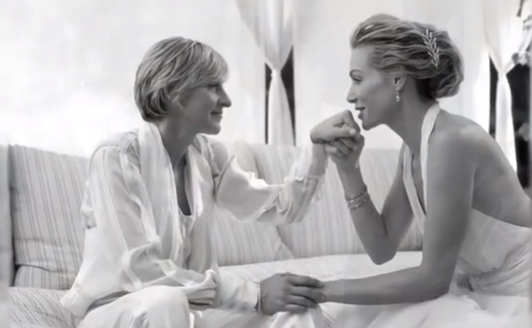 Ellen DeGeneres y Portia de Rossi celebran 10 años de matrimonio. FOTO: Instagram