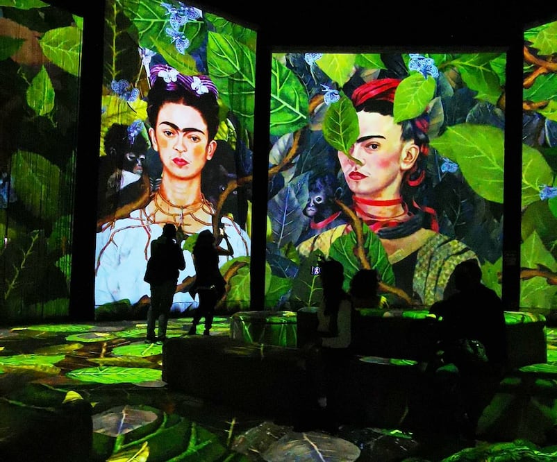 Frida Inmersiva, una de las exposiciones que no te puedes perder durante este verano. Foto: Gretel Zanella