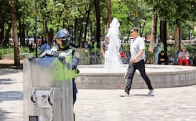Alameda sin ambulantes, pero sigue operativo