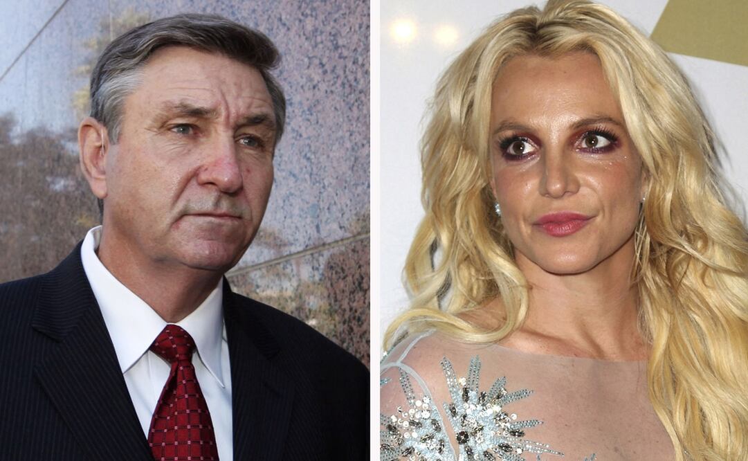 James Spears, el padre de la cantante, y Britney Spears. Foto: AP Photo