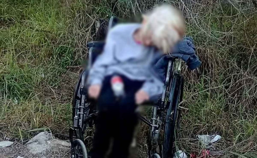 La señora fue hallada desmayada en una silla de ruedas (16/12/2025). Foto: Especial