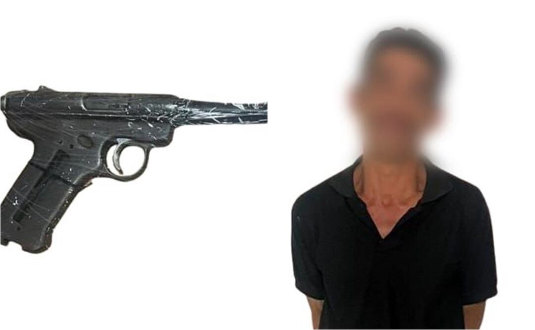 Detienen a hombre con arma de fuego en Culiacán tras denuncia por violencia intrafamiliar. Foto: Especial