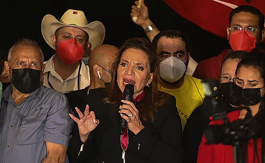 Xiomara Castro. Foto: Orlando Sierra/ AFP.