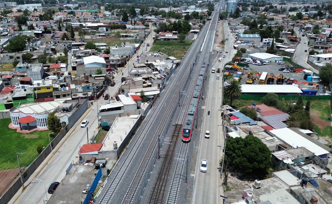 Tren suburbano al AIFA. Foto: Arturo Contreras / EL UNIVERSAL