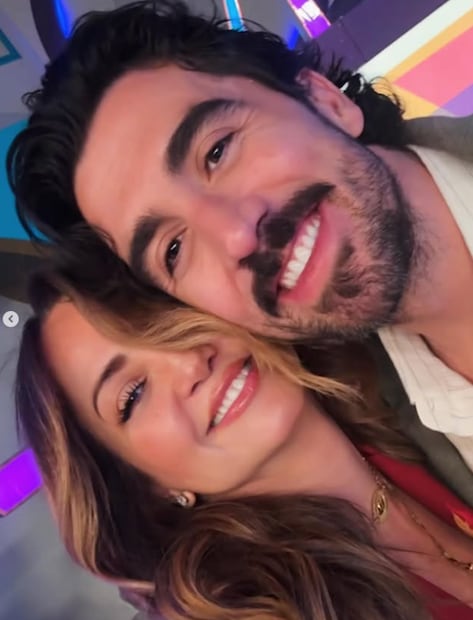Andrea Legarreta, enamorada de su novio Luis Carlos Origel.