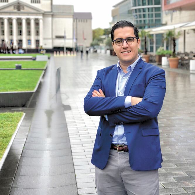 Felipe Tristán fue el único representante de México en el concurso. Foto: CORTESÍA KLANGKRAFT ORCHESTER