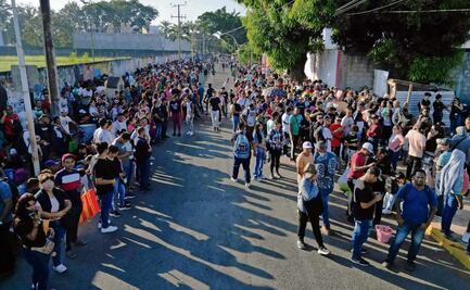 Cientos de personas se alistan para salir de Chiapas