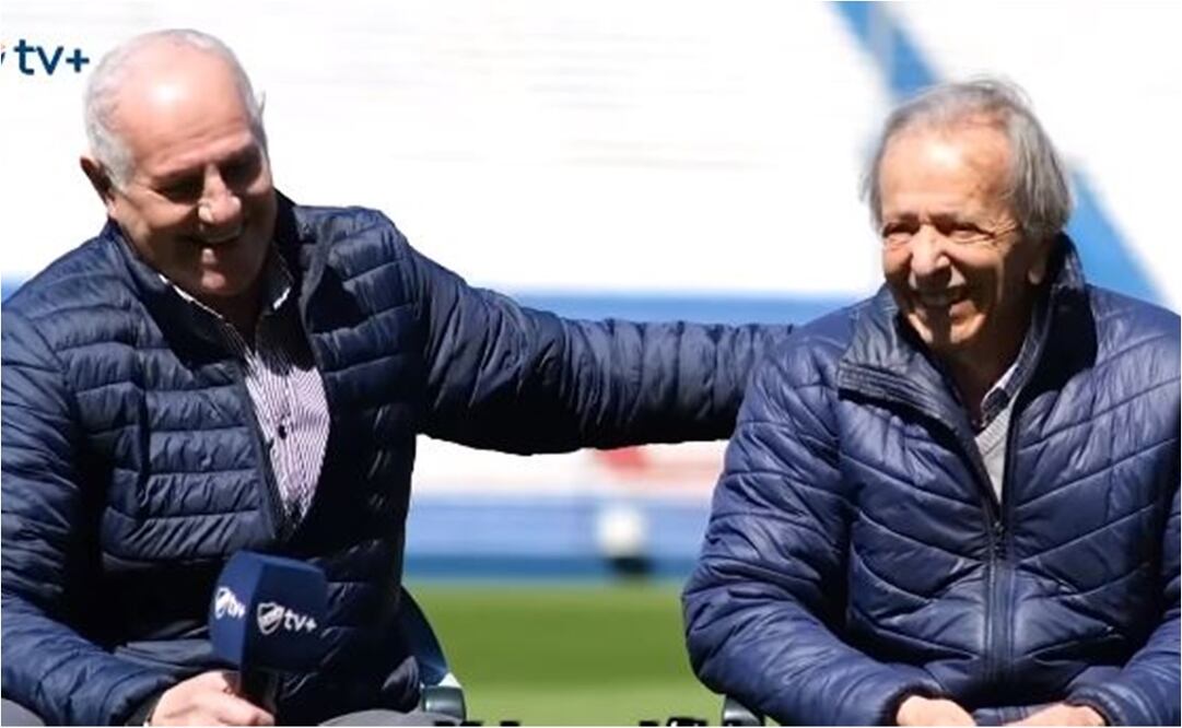 Juan Carlos Mamelli, exjugador de Nacional y Daniel Strauch. FOTO: ESPECIAL