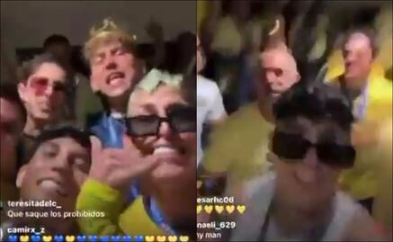 Jugadores de América se burlan de Chivas y Cruz Azul; cantaron 'Andar Conmigo' y 'Te deseo lo mejor'