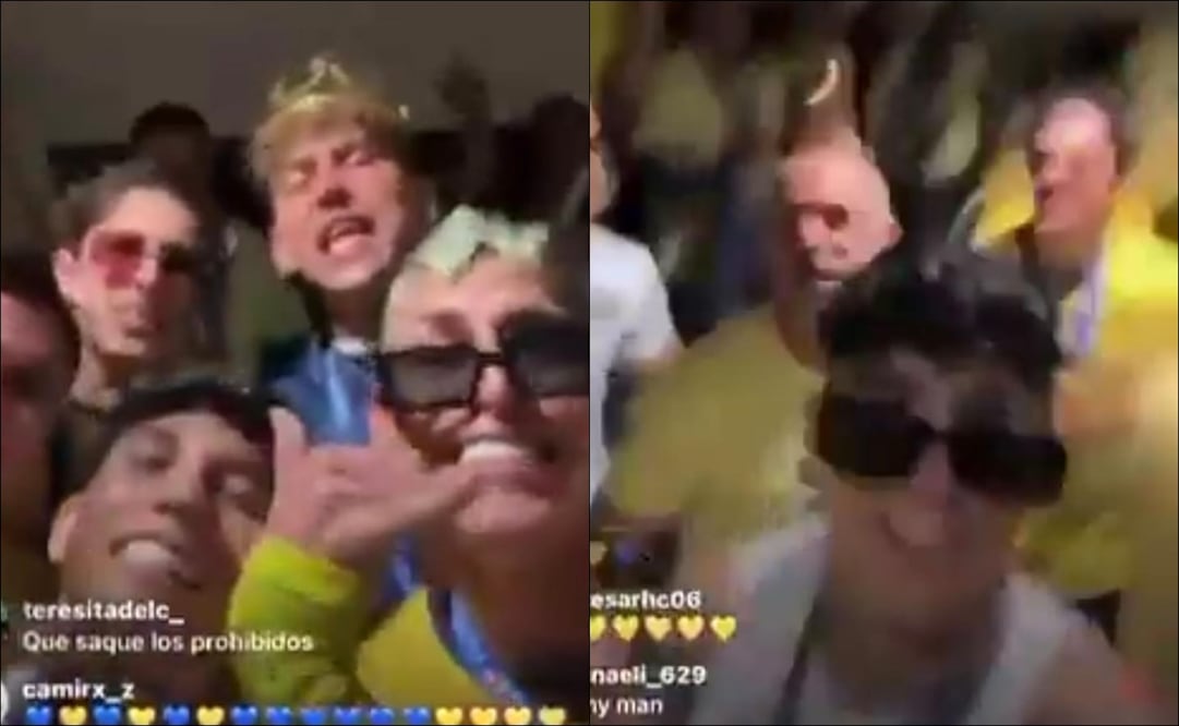 Jugadores de América se burlan de Chivas y Cruz Azul - Fotos: Captura de pantalla