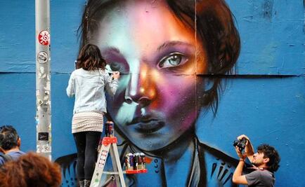 Yoko Ono inspira murales en el Centro Histórico 