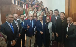 INE entrega a Pablo Gómez propuestas de reforma electoral; son resultado de un buen trabajo: Taddei