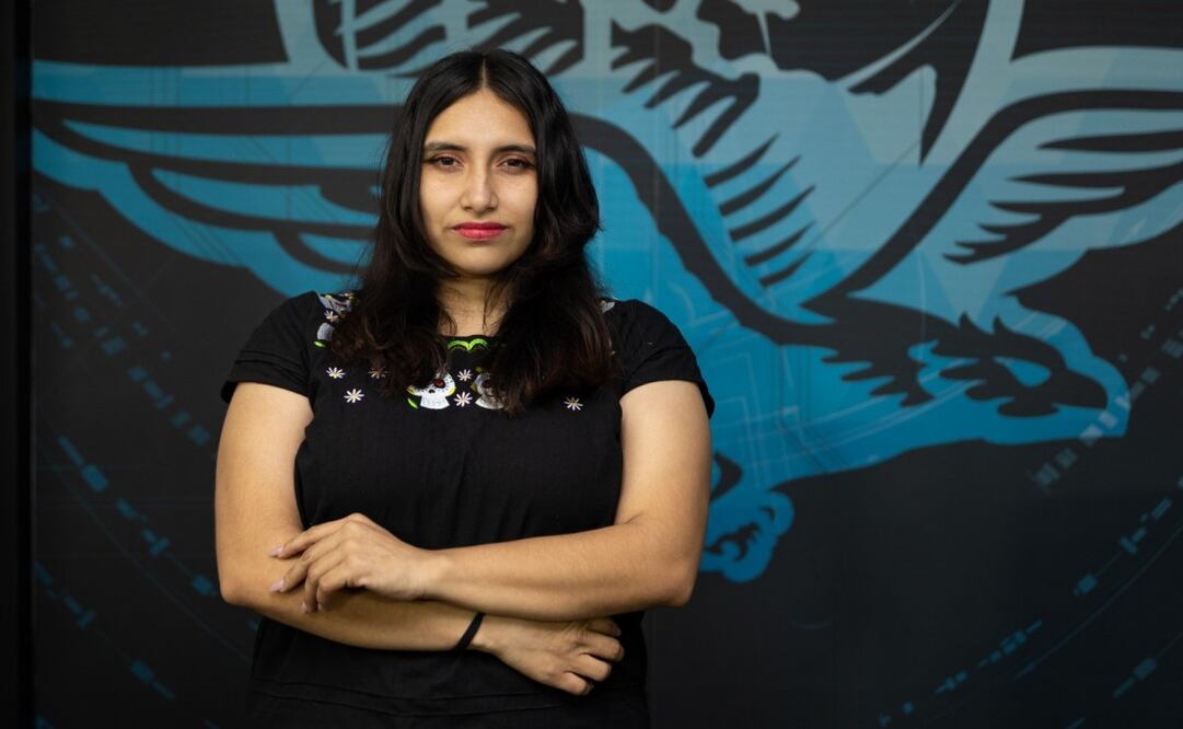 Jazmín Pech Monge, activista, promotora cultural y traductora maya nacida en Quintana Roo. Foto: Hugo Salvador/ EL UNIVERSAL