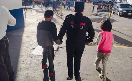 Niños se fugan de casa de sus abuelos para buscar a su mamá