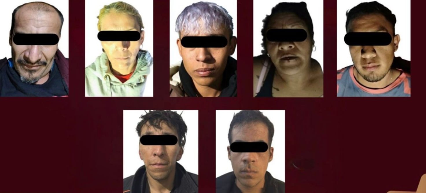 Desmantelan célula delictiva dedicada al narcomenudeo en Tizayuca Hidalgo. Foto:  Especiales.