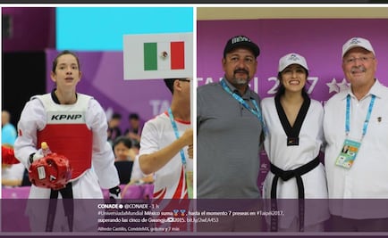 Taekwondistas logran dos medallas más para México en Taipei 2017
