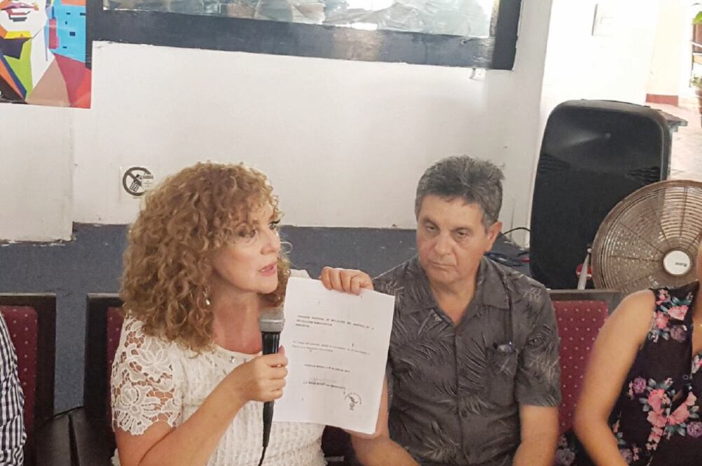 La senadora por Quintana Roo, Luz María Beristan Navarrete, confirmó su renuncia a 20 años de militancia en el PRD. FOTO: CORTESÍA