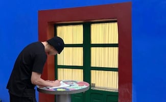 RM, integrante de BTS, visitó la Casa Azul y dedicó mensaje a Frida Kahlo y Diego Rivera